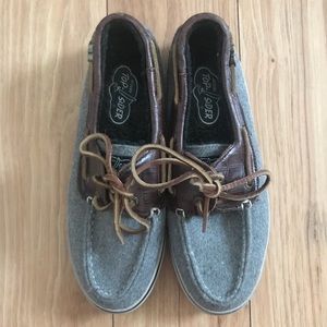 Wool and Leather Sperry Top Siders